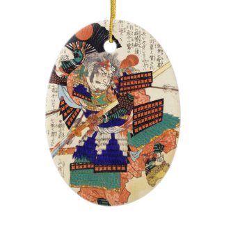 Classic Vintage Japanese Samurai Warrior General Ornament