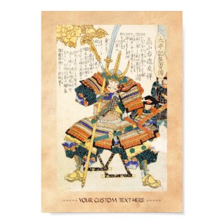 Classic Vintage Japanese Samurai Warrior General Print