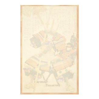 Classic Vintage Japanese Samurai Warrior General Personalized Stationery