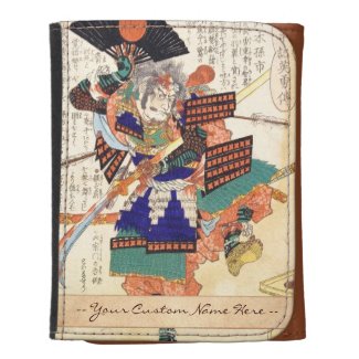 Classic Vintage Japanese Samurai Warrior General Wallet