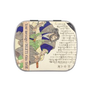 Classic Vintage Japanese Samurai Warrior Ronin Candy Tins