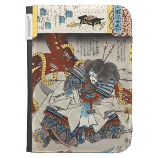 Classic vintage japanese ukiyo-e samurai Utagawa Kindle Covers