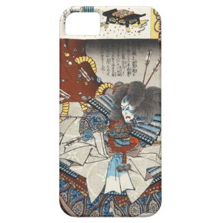 Classic vintage japanese ukiyo-e samurai Utagawa iPhone 5 Case