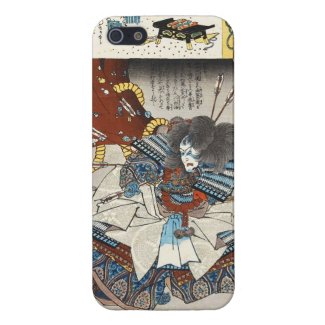 Classic vintage japanese ukiyo-e samurai Utagawa Case For iPhone 5