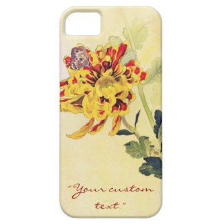 Classic vintage ukiyo-e chrysanthemum butterfly iPhone 5 covers