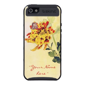 Classic vintage ukiyo-e chrysanthemum butterfly covers for iPhone 5