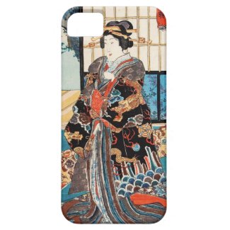 Classic vintage ukiyo-e japanese geisha Utagawa iPhone 5 Covers