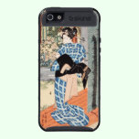 Classic vintage ukiyo-e japanese geisha Utagawa skinit case
