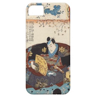 Classic vintage ukiyo-e japanese samurai Utagawa iPhone 5 Cases