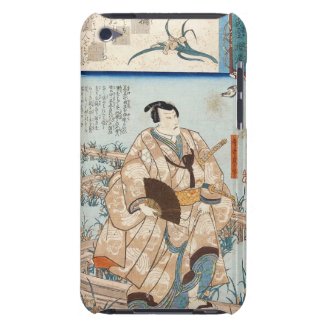 Classic vintage ukiyo-e japanese samurai Utagawa Barely There iPod Case