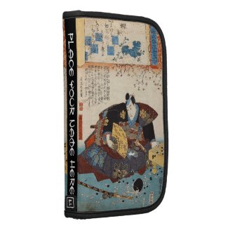 Classic vintage ukiyo-e japanese samurai Utagawa Planner