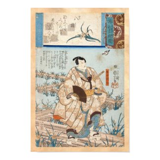 Classic vintage ukiyo-e japanese samurai Utagawa Posters