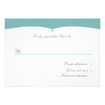 Classic Wedding Blue Stripe Invitations