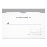Classic Wedding Lavender Stripe Announcement