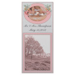 Classic Wedding Memories Reception Menu Personalized Rack Card