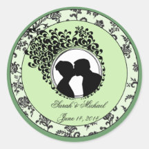 Classic Wedding Sticker / Seal