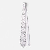 Classic white Kuma-chan ties