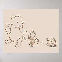 Classic Winnie the Pooh and Piglet 2 Posters