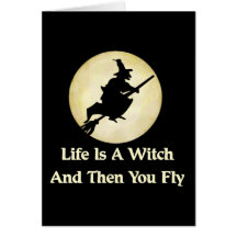 Classic Witch Saying Greeting Cards