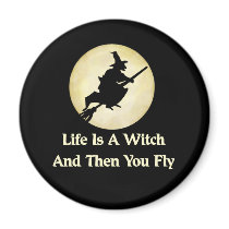 Classic Witch Saying Fridge Magnets