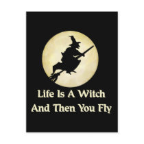 Classic Witch Saying postcards