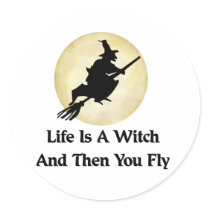 Classic Witch Saying Sticker