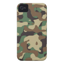 Classic Woodland Pattern Camo Iphone4/4S Cover casemate cases