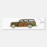 Classic Woody Station wagon bumper stickers