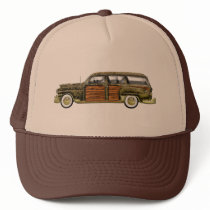 Classic Woody Station wagon Trucker Hat