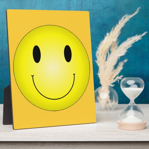 Classic Yellow Smiley Display Plaques