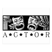 Classical Actor postcards