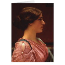 Classical Beauty by John William Godward Card