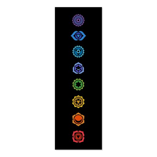 classical chakras business card template