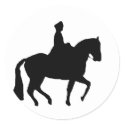 Classical Dressage Clipart sticker