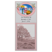 Classical Expressions Wedding Reception Menu Full Color Rack Card