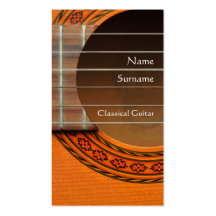 Classical Guitar business card