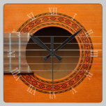 Classical guitar clock wall clocks