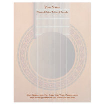 Classical guitar letterhead