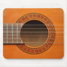 Classical guitar orange tan mouse pads