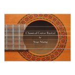 Classical Guitar Recital Invitation