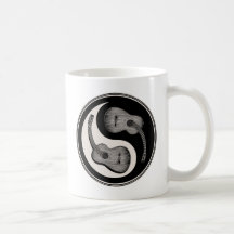 Classical Guitar Yin Yang Coffee Mug