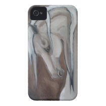 Classical Horse Gray Iphone 4 Case-mate Case