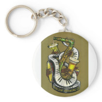 Classical Jazz Logo keychains
