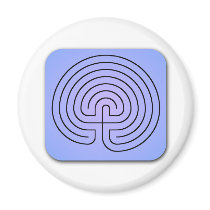Classical Labyrinth magnets by inkles Classical Labyrinth magnets