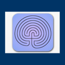 Classical Labyrinth postcards