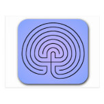 Classical Labyrinth Postcard
