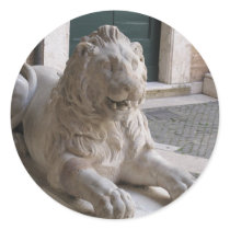 Classical Roman Lion Statue stickers