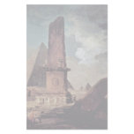Classical Ruins By Robert Hubert Custom Stationery