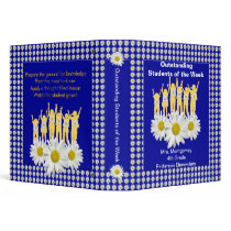 Classroom Recognition 1.5 inch Binder - Daisies