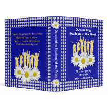 Classroom Recognition 1 inch Binder - Daisies